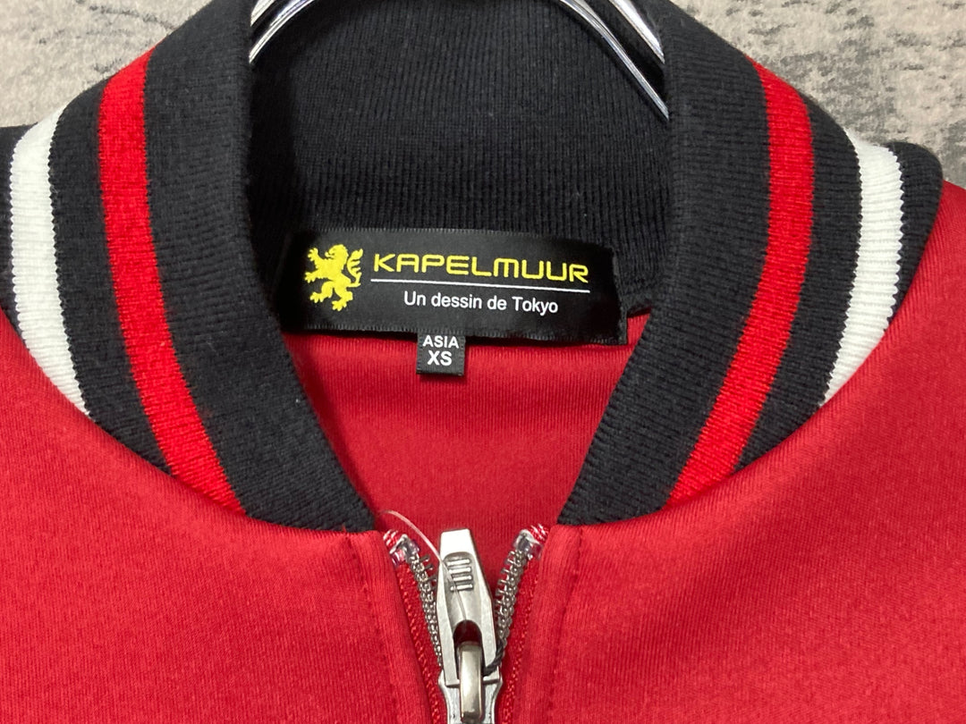 JF761 カペルミュール KAPELMUUR 長袖 サイクルジャージ XS 赤