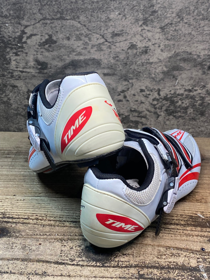 JR514 タイム TIME ULTEAM RS CARBON ビンディングシューズ 白 EU39