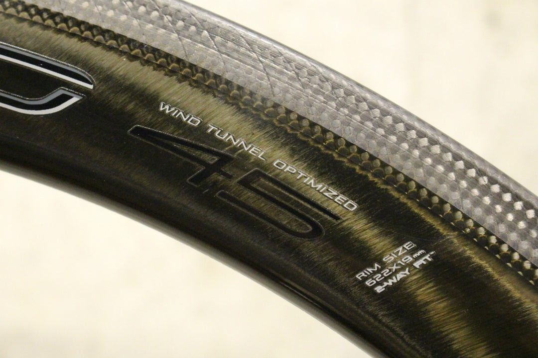 カンパニョーロ Campagnolo ボーラ BORA WTO 45 カーボン チューブレス ホイールセット カンパ11S/12S ワイドリム 19C リアのみ 【福岡店】