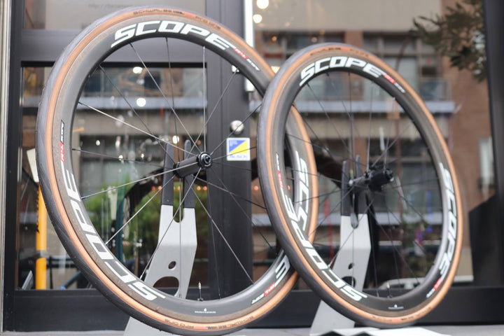 スコープ SCOPE R4C TLR カーボン チューブレスレディ ホイールセット シマノ11/12s ワイドリム19C 【東京南麻布店】