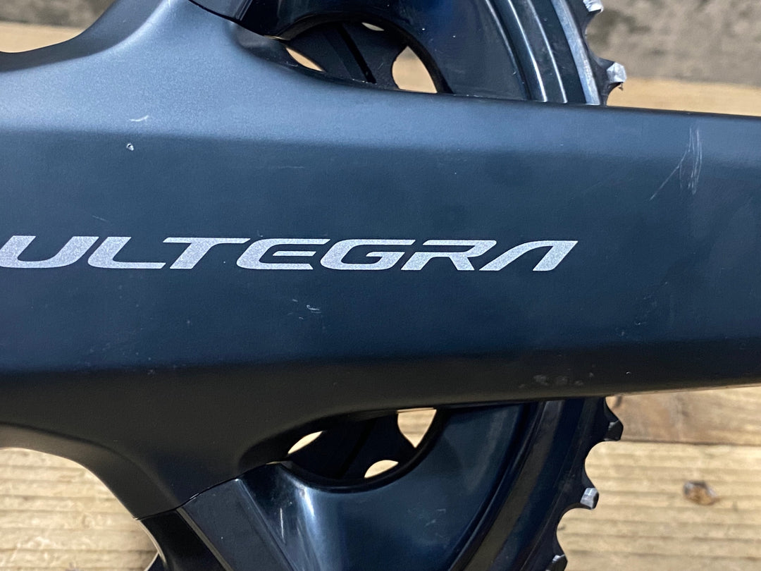 JU387 シマノ SHIMANO FC-08 クランクセット 52/36T 165mm 2x11s 4iiii PRECISION 3+ POWER METER 動作確認済み