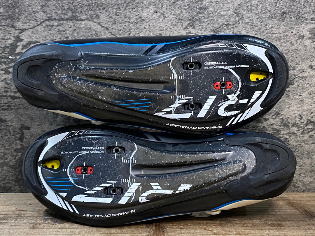 JV193 シマノ SHIMANO SH-R171WE ビンディングシューズ SPD-SL 40.5E ワイド
