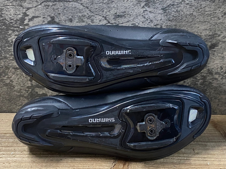 KG426 シマノ SHIMANO RP1 SHRP100-S L ビンディングシューズ ブラック EU42 3穴 ※ペン字あり