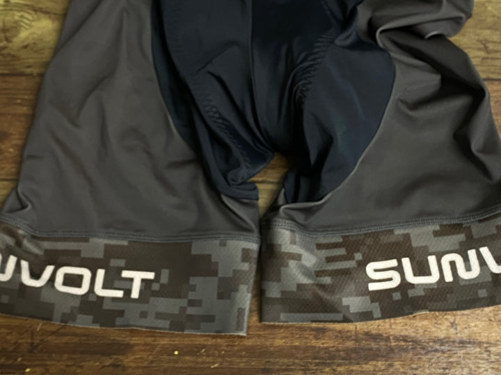 JO707 サンボルト SUNVOLT 半袖 ワンピース ブラウン 黒 L