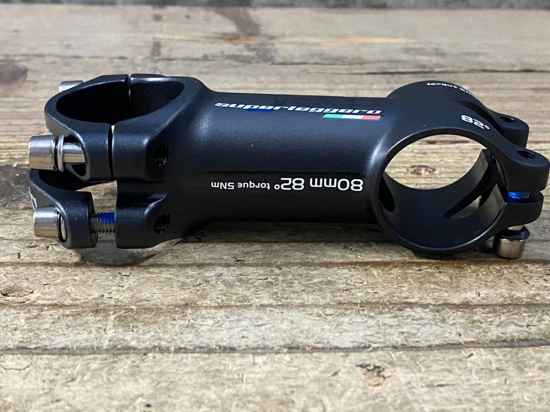 JY936 デダ Deda SUPERLEGGERA アルミ ステム 80mm Φ31.7 OS 82°