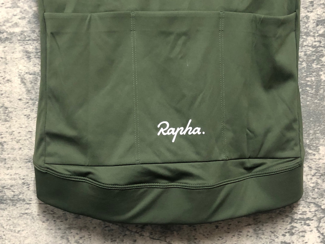KM148 ラファ Rapha WOMEN'S CORE JERSEY 半袖 サイクルジャージ カーキ XS