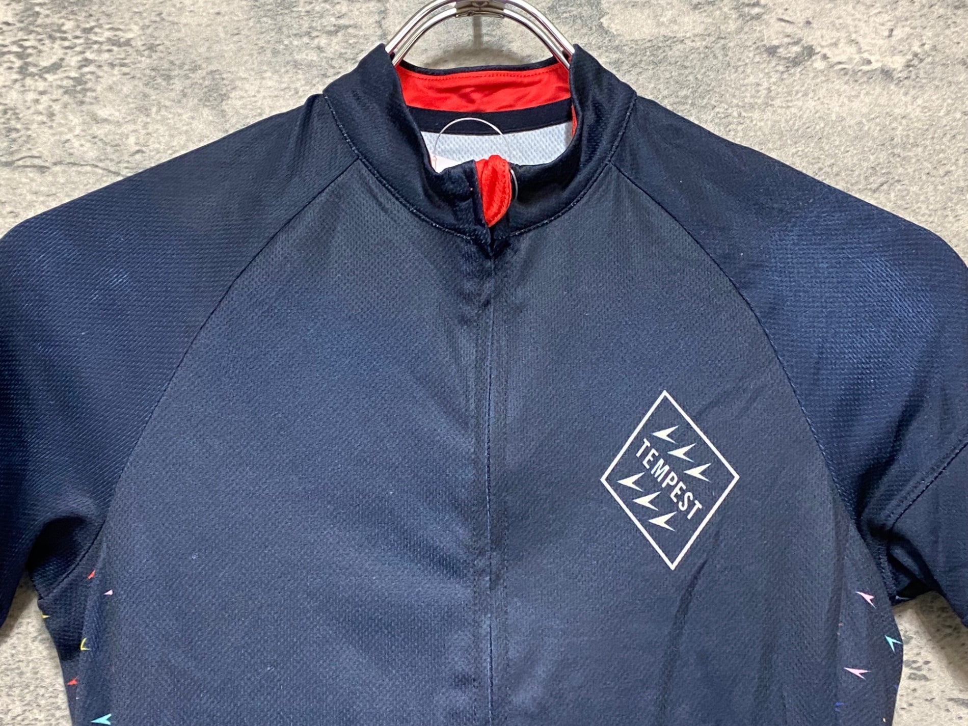 KA227 ラファ Rapha TEMPEST JERSEY 半袖 サイクルジャージ 紺 XS