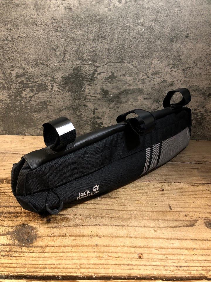 KE575 ジャックウルフスキン Jack Wolfskin トップチューブフレームバッグ ブラック