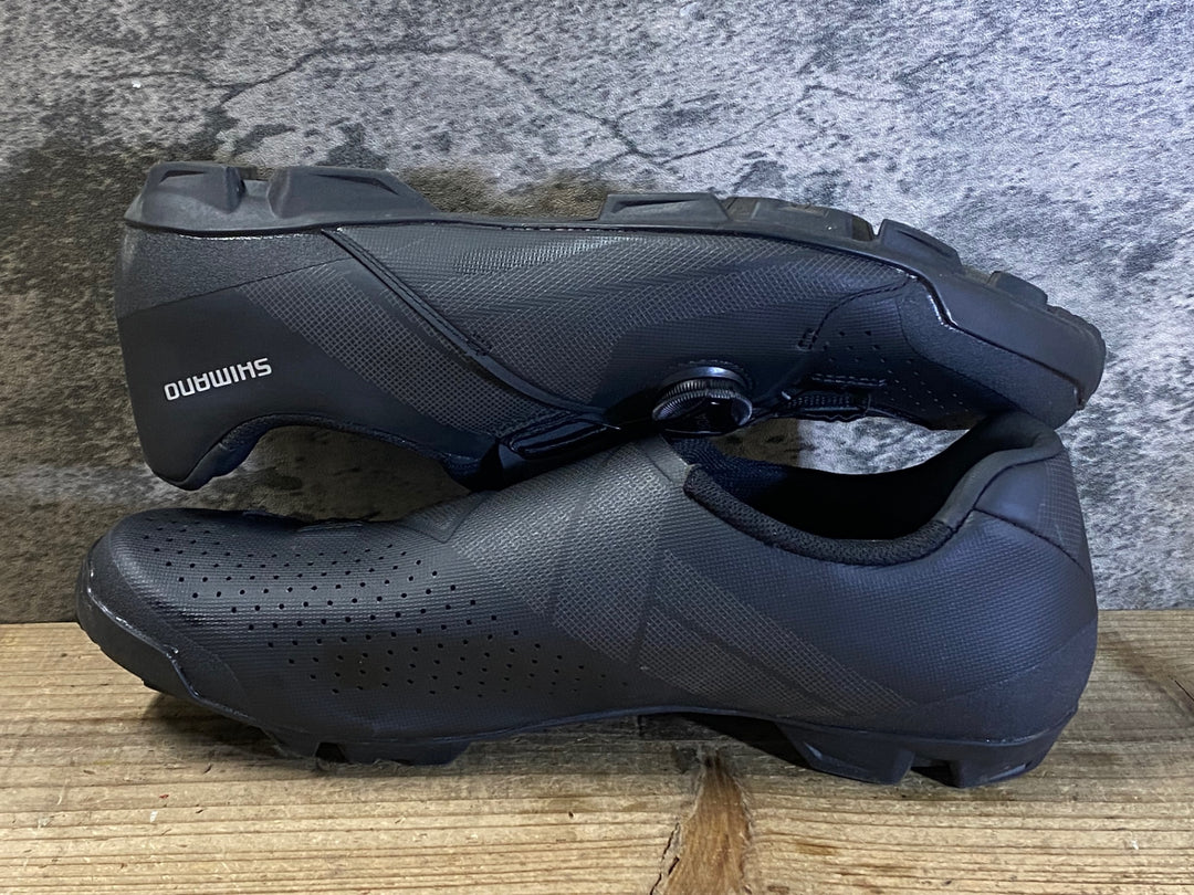 JU137 シマノ SHIMANO XC3 SHXC300M L01 E ビンディングシューズ SPD EU44 2穴 黒