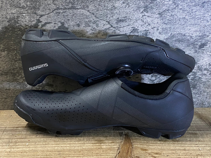 JU137 シマノ SHIMANO XC3 SHXC300M L01 E ビンディングシューズ SPD EU44 2穴 黒