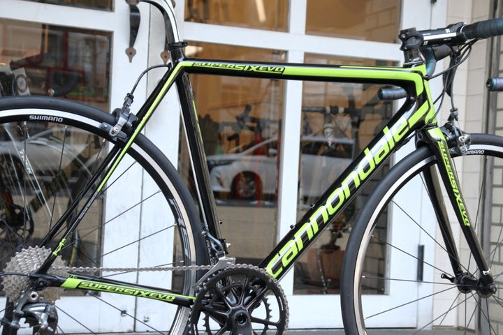 決算SALE キャノンデール Cannondale スーパーシックスエボ SUPERSIX EVO Hi-mod 2016 54サイズ シマノ アルテグラ 6800 11S カーボン ロードバイク 【横浜店】