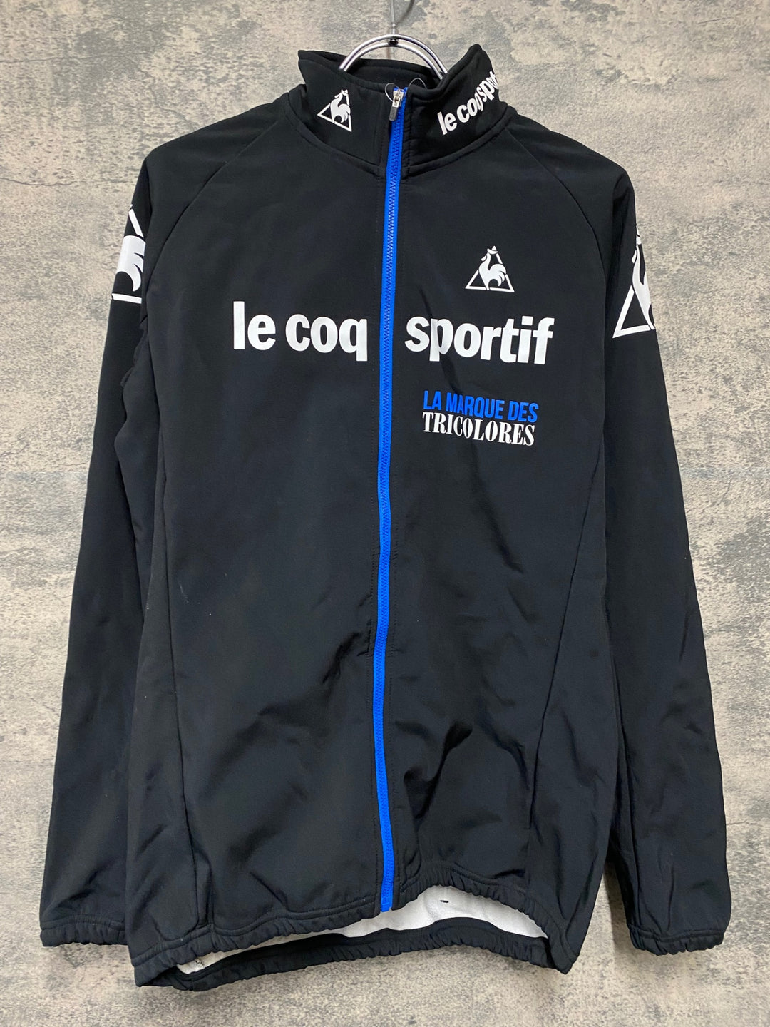 KC846 ルコックスポルティフ le coq sportif 長袖 ウィンドブレーカー 黒 L