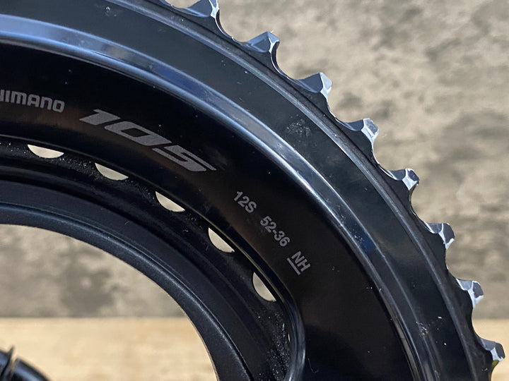 JZ025 シマノ SHIMANO 105 FC-R7100 クランクセット 172.5mm 52/36T