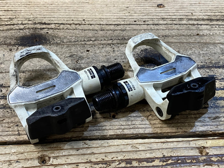 JU013 ルック LOOK ケオ KEO2 MAX CARBON ビンディングペダル 白 クロモリシャフト