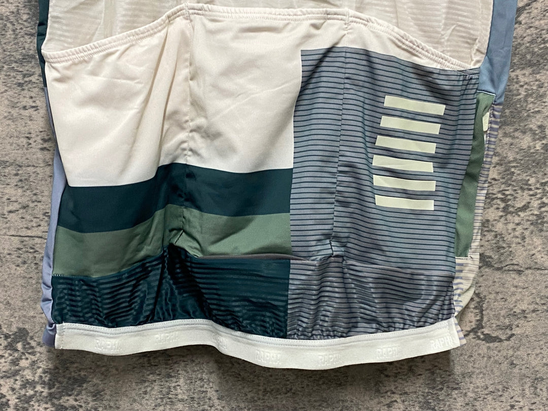 KL111 ラファ Rapha PRO TEAM AERO JERSEY TIME 半袖 サイクルジャージ 緑 白 XL