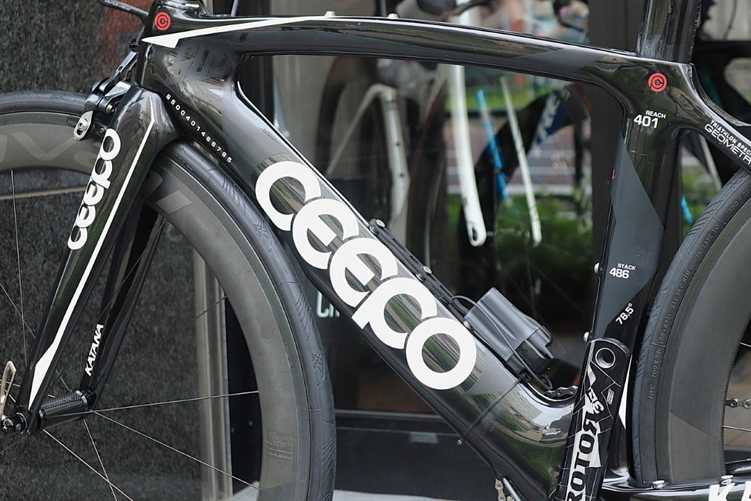 シーポ CEEPO カタナ KATANA 2015 Sサイズ シマノ アルテグラ 6870 Di2 MIX 11S カーボン トライアスロンバイク 【東京南麻布店】