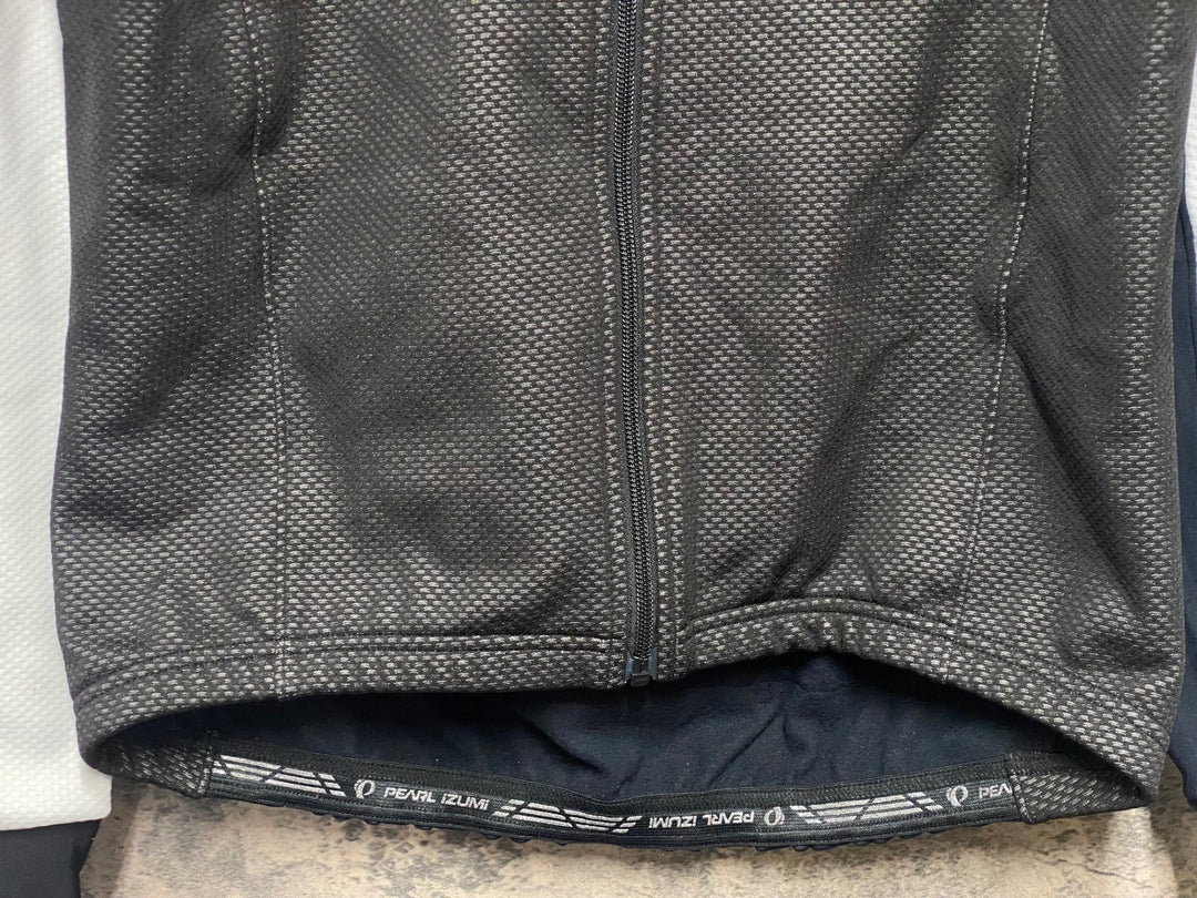 KC229 パールイズミ PEARL iZUMi 長袖サイクルジャケット 白 L 裏起毛