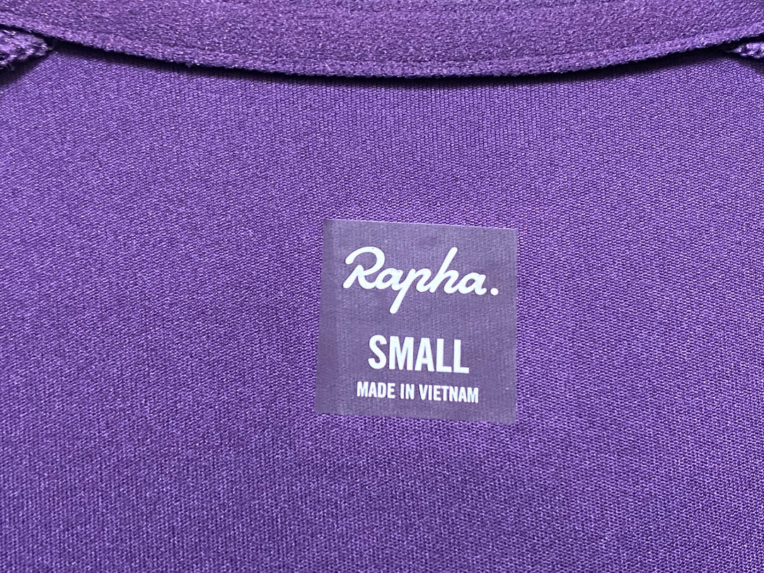 KB327 ラファ RAPHA PRO TEAM LONG SLEEVE TRAINING JERSEY 長袖 サイクルジャージ S 紫