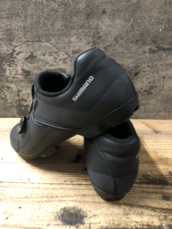 JZ920 シマノ SHIMANO XC3 SHXC300M L01 E ビンディングシューズ SPD EU42 SPD 2穴 黒
