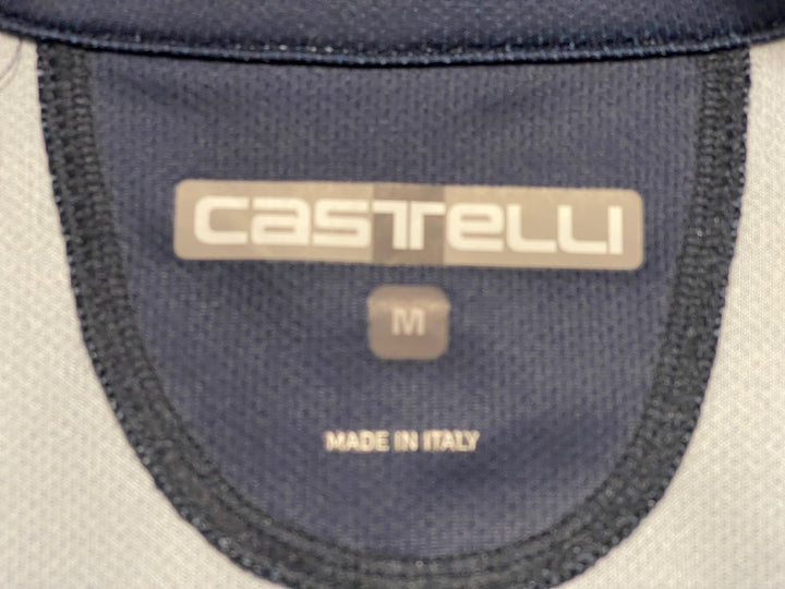 JU083 カステリ CASTELLI 半袖 サイクルジャージ ネイビー M