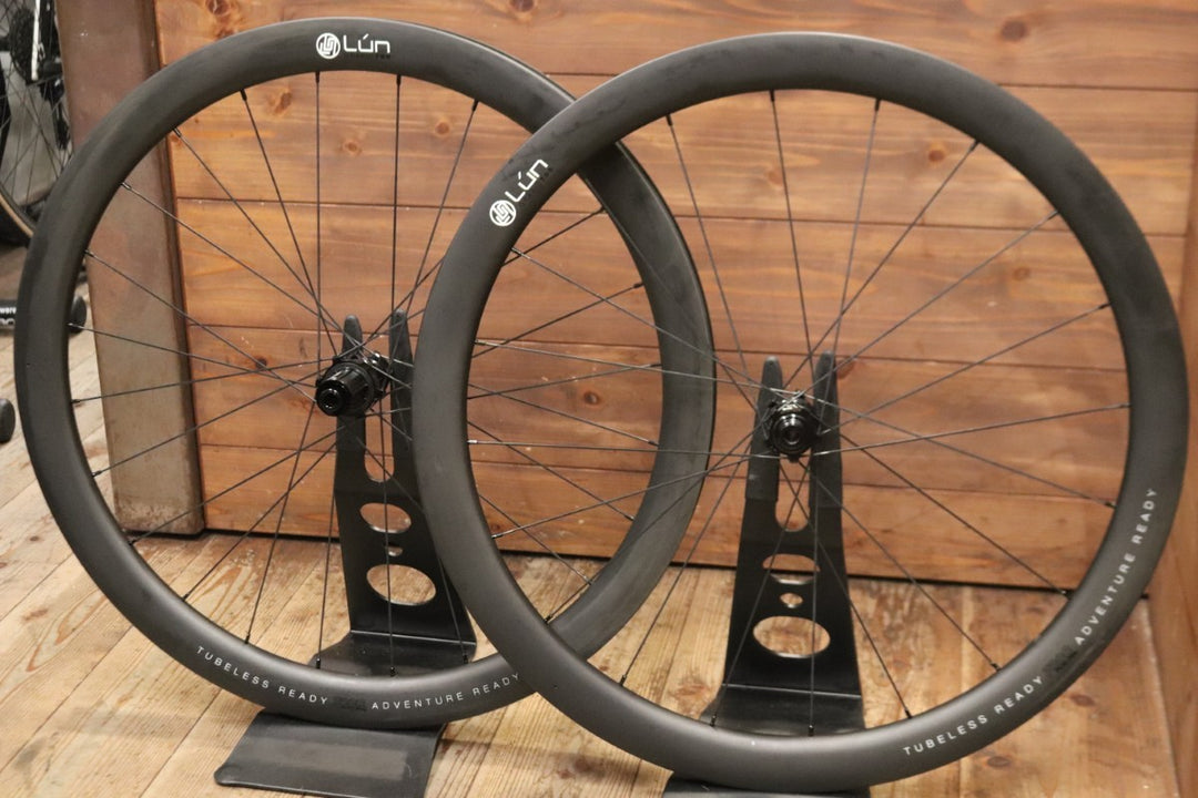 ルン LUN GRAPID700 FORTY-FIVE グラべル オールロード シマノ11S/12S 25C カーボン チューブレスレディ ホイールセット 【東京南麻布店】