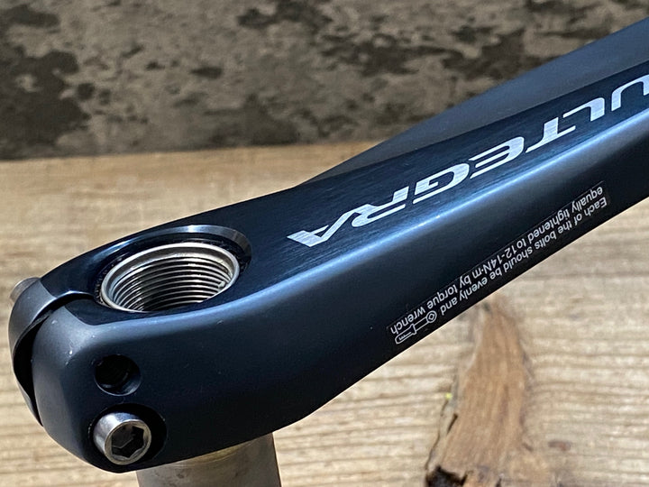 JW971 シマノ SHIMANO アルテグラ ULTEGRA FC-6800 クランクアーム 165mm リコール点検済み ※クランクボルト欠品