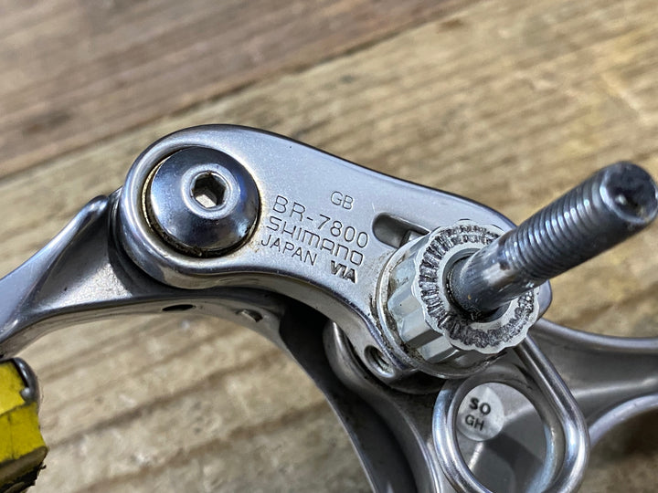 KR184 シマノ SHIMANO デュラエース DURA-ACE BR-7800 キャリパーブレーキ 前後セット ※固定ナット欠品