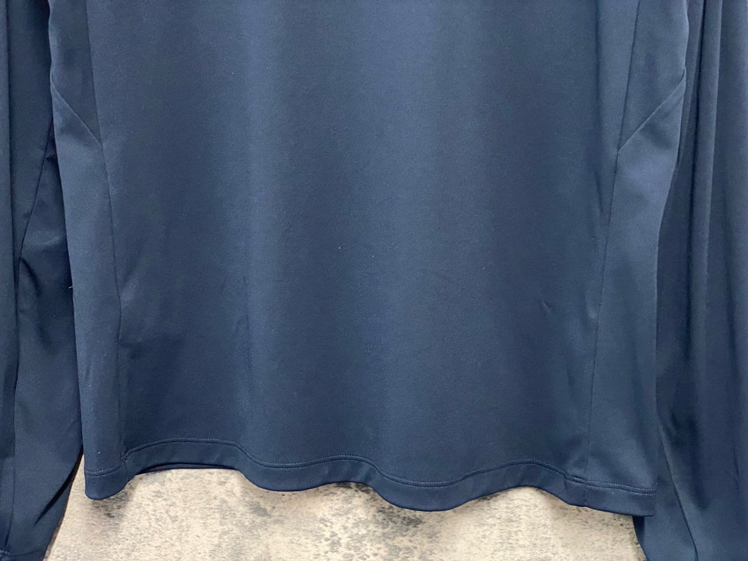 JU128 ラファ Rapha MEN`S ACTIV HALF ZIP 長袖 シャツ 濃紺 S