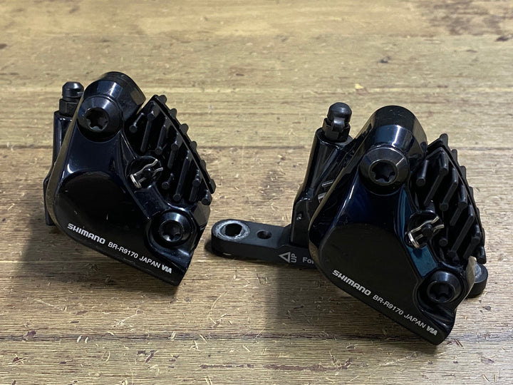 KO116 シマノ SHIMANO DURA-ACE BR-R9170 ブレーキキャリパーセット ※動作不良のためジャンク