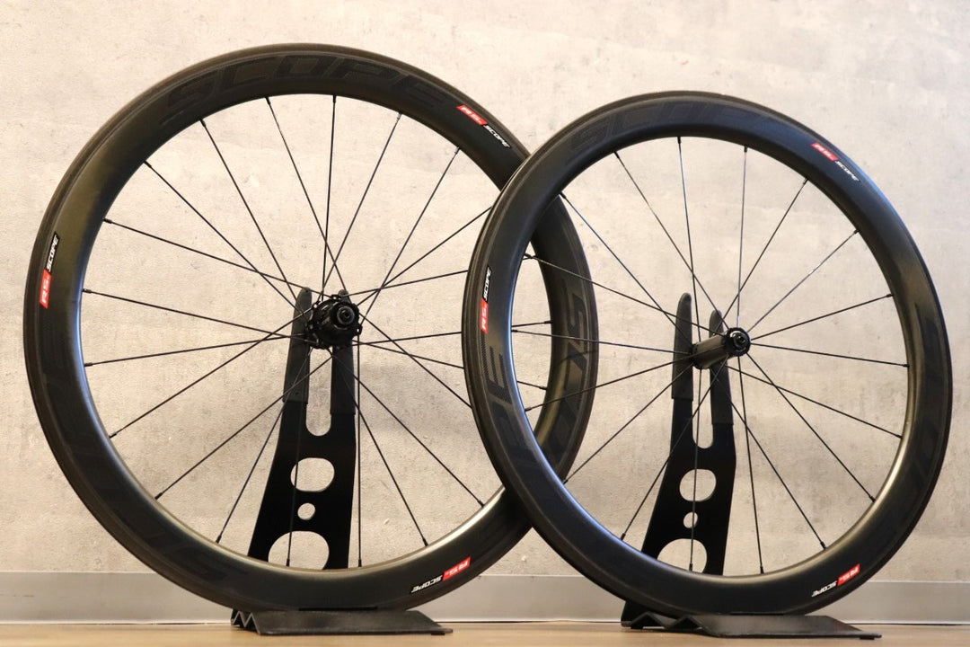 スコープ SCOPE R5C カーボン チューブレスレディ ホイールセット シマノ 12/11S ワイドリム 19C 【さいたま浦和店】