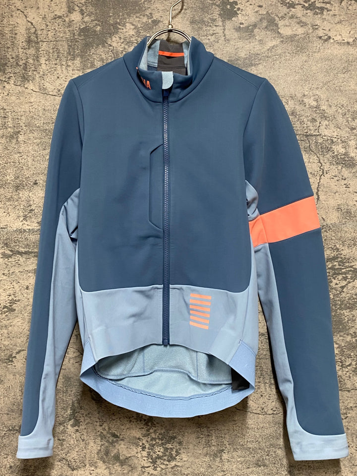 KG522 ラファ Rapha PRO TEAM WINTER JACKET 長袖 サイクルジャケット 水色 M 裏起毛