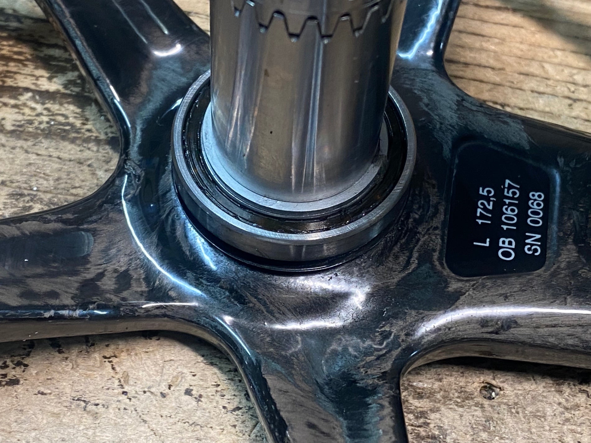 JH761 カンパニョーロ Campagnolo Record カーボン クランクセット
