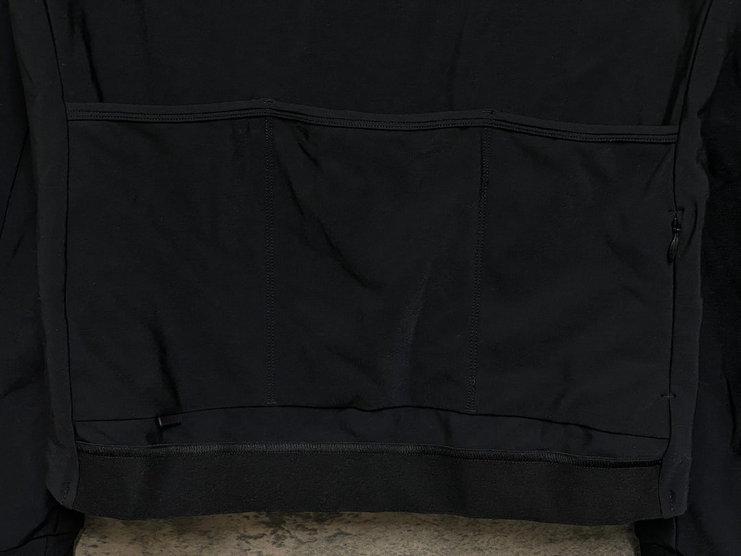 KA509 パスノーマルスタジオ PAS NORMAL STUDIOS CONTROL HEAVY JERSEY 長袖 サイクルジャージ 黒 M 裏起毛