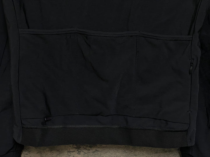 KA509 パスノーマルスタジオ PAS NORMAL STUDIOS CONTROL HEAVY JERSEY 長袖 サイクルジャージ 黒 M 裏起毛