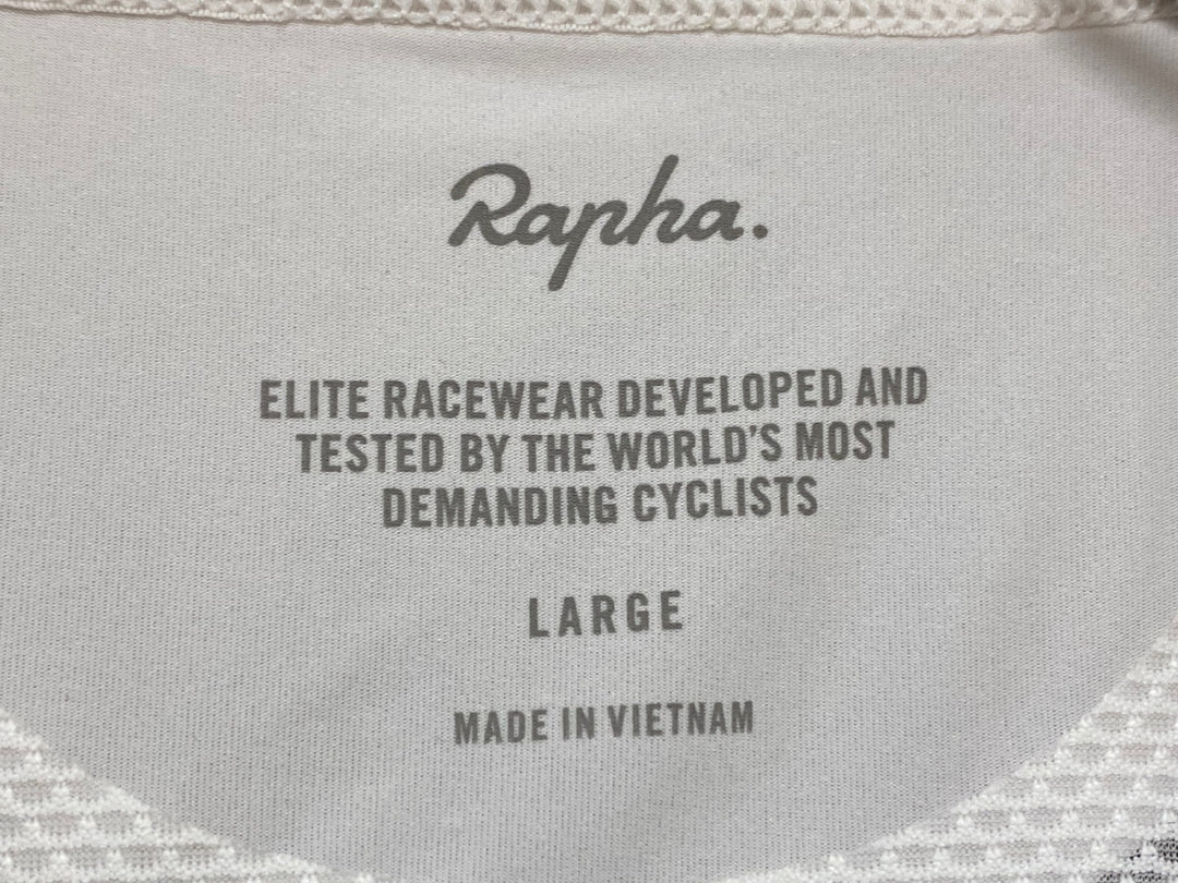 KL116 ラファ Rapha PRO TEAM BASE LAYER SHORT SLEEVE 半袖 ベースレイヤー 白 L
