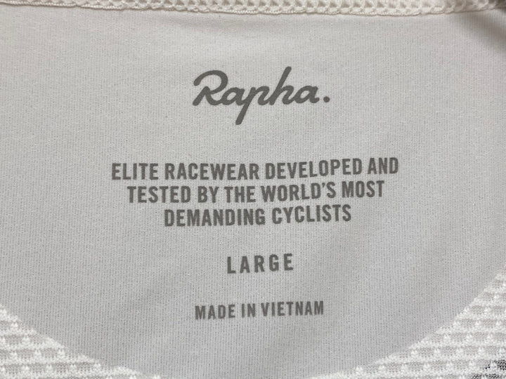 KL116 ラファ Rapha PRO TEAM BASE LAYER SHORT SLEEVE 半袖 ベースレイヤー 白 L