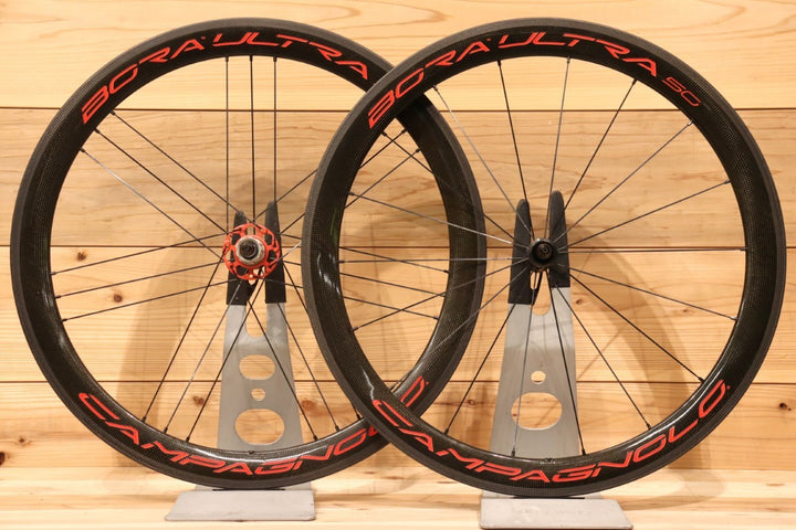 カンパニョーロ CAMPAGNOLO ボーラウルトラ BORA ULTRA 50 SPECIAL EDITON AC3 カーボン クリンチャー ホイールセット シマノ12/11S 17C 【千葉店】