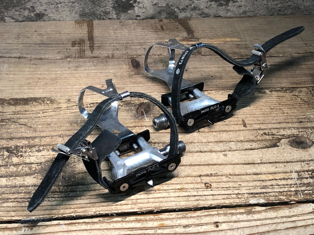 JN288 三ヶ島 MKS RX-1 フラットペダル njs トゥークリップ