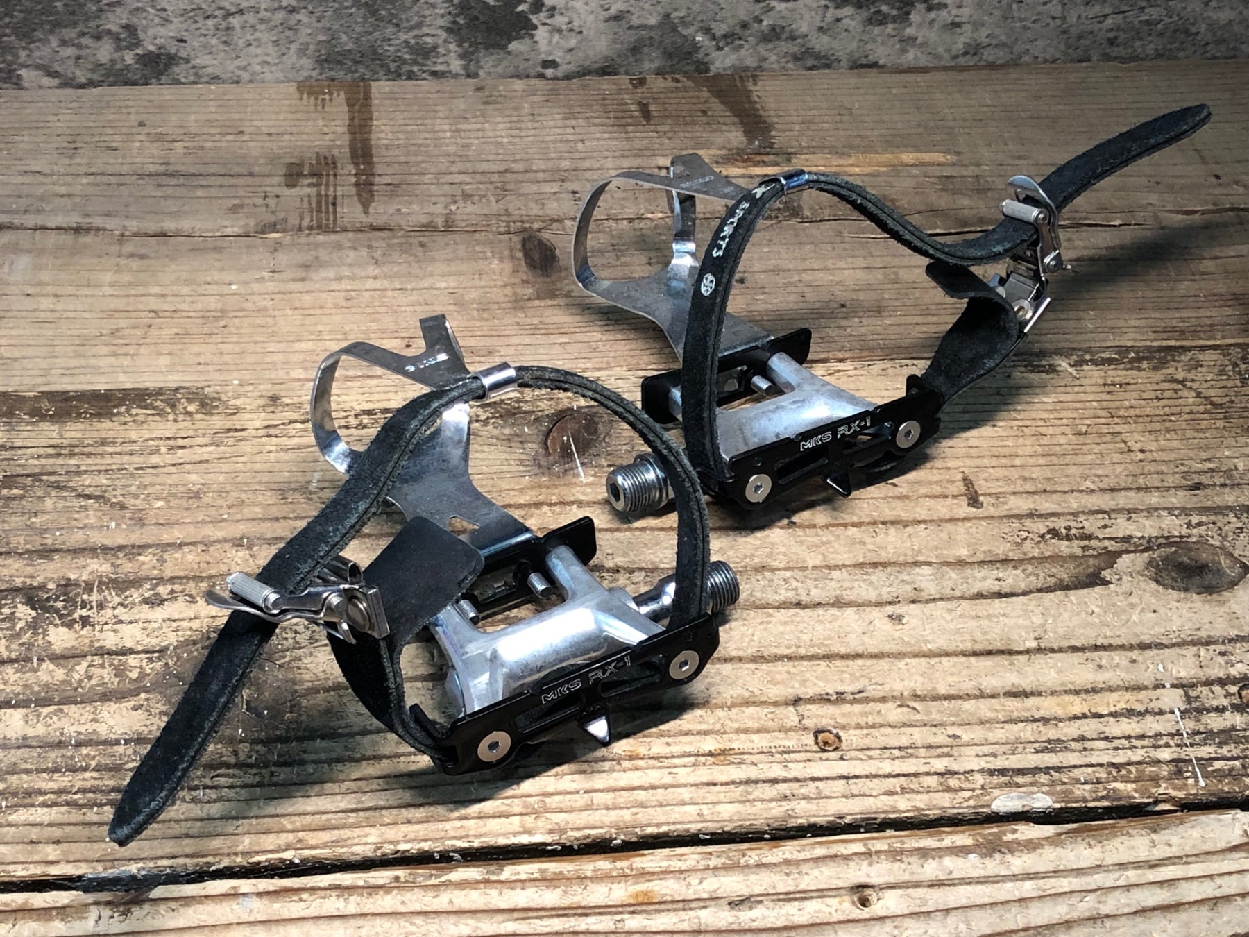JN288 三ヶ島 MKS RX-1 フラットペダル njs トゥークリップ – BICI