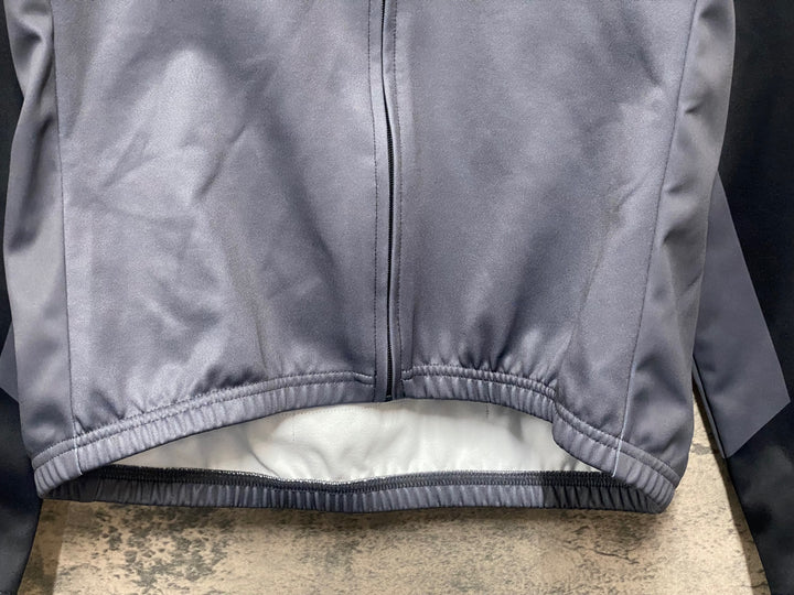 KL020 パールイズミ PEARL iZUMi 長袖 サイクルジャージ 黒 グレー XL 裏起毛