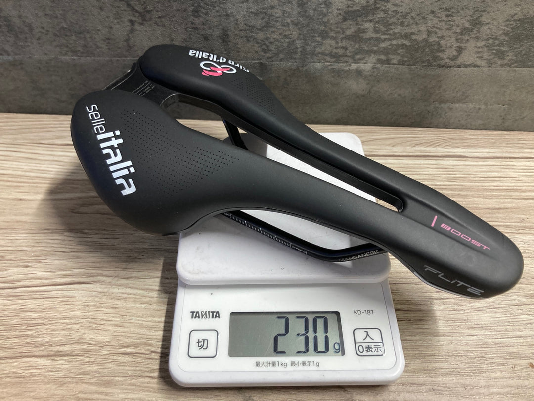 JR993 セライタリア selle italia FLITE BOOST S3 サドル 黒 135mm MANGANESE Giro d'Italia