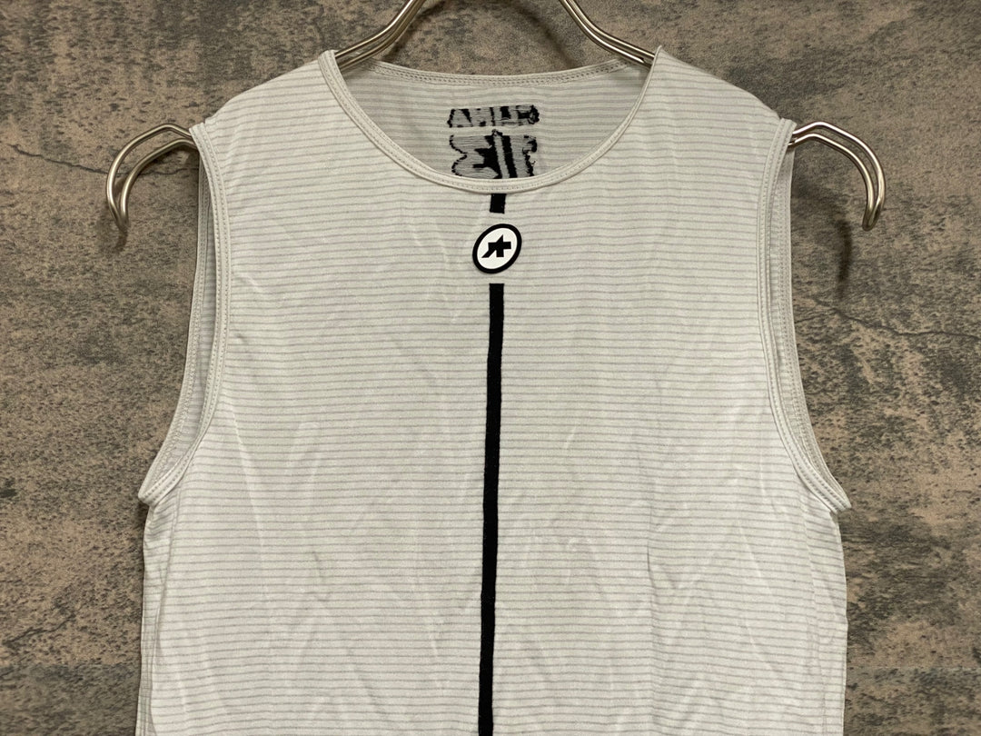 JO786 アソス ASSOS スキンレイヤー SKIN LAYER ノースリーブ 白 Mサイズ