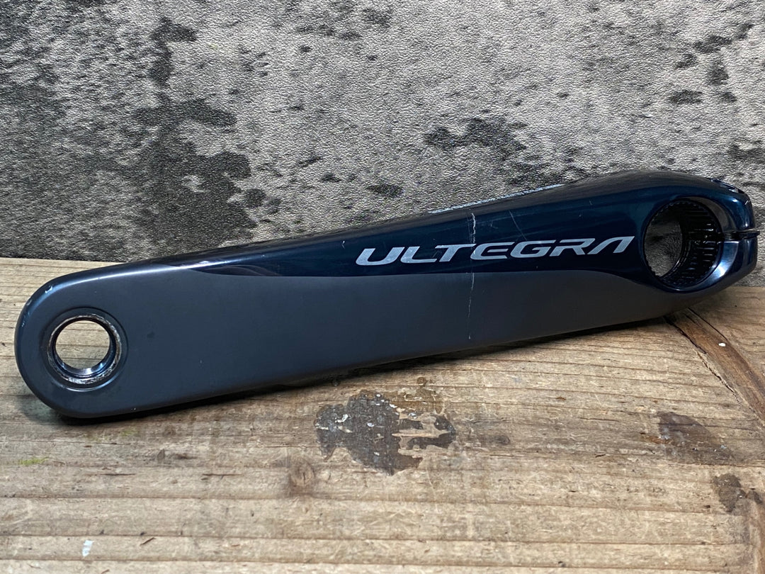 JN549 シマノ SHIMANO アルテグラ ULTEGRA FC-R8000 左クランク 4iiii パワーメーター 170mm 動作確認済