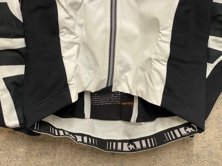 JQ342 アソス ASSOS IJ.BONKA.6 CENTO 長袖 サイクルジャケット 白 黒 L