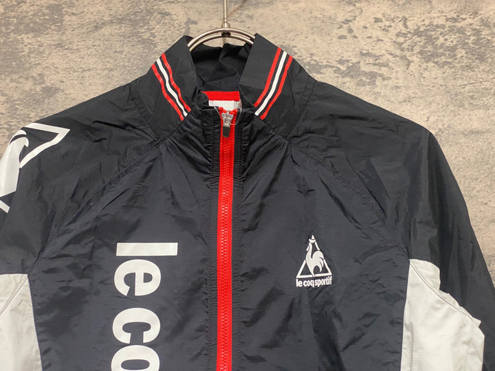 KF174 ルコックスポルティフ le coq sportif 長袖 ウインドブレイカー 黒 M