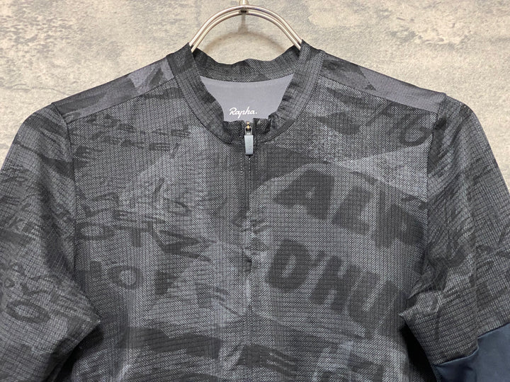 KF634 ラファ Rapha RCC PRO TEAM JERSEY 半袖 サイクルジャージ 黒 S