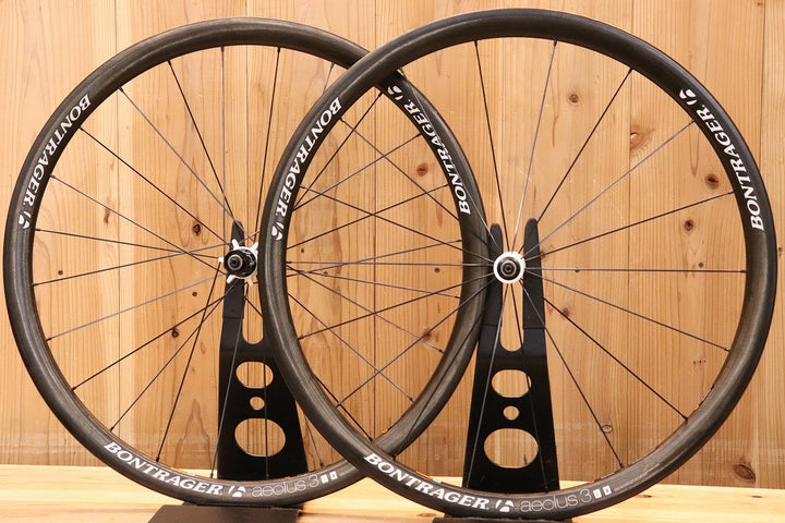 ボントレガー BONTRAGER アイオロス AEOLUS 3 カーボン クリンチャー ホイールセット シマノ 10S 【芦屋店】