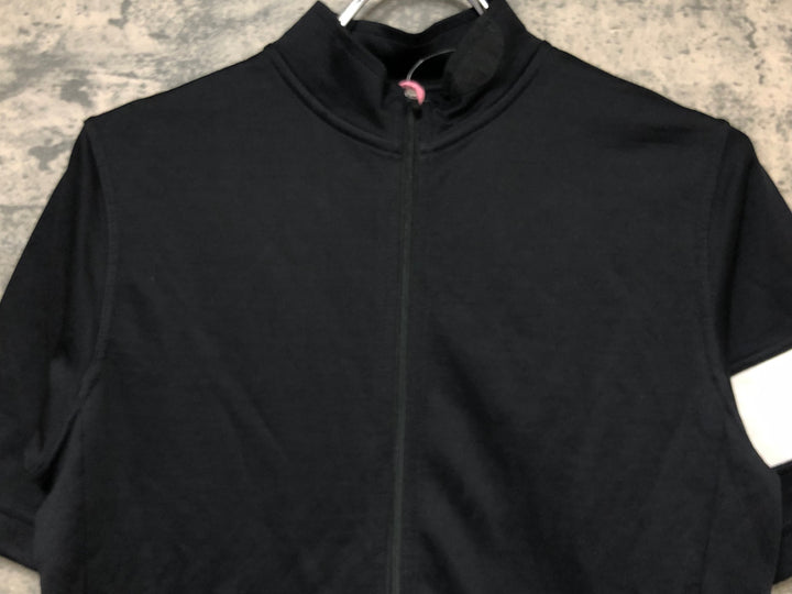 JR974 ラファ Rapha CONSTRUCTION 半袖 サイクルジャージ 黒 M