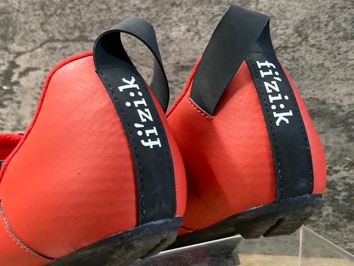 KG065 フィジーク fizik TRANSIRO HYDRA ビンディングシューズ ホワイト/レッド EU44 SPD-SL
