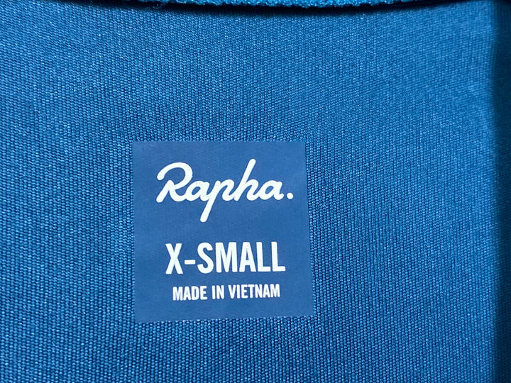 JE246 ラファ Rapha PRO TEAM LONG SLEEVE TRAINING JERSEY 長袖 サイクルジャージ ブルー オレンジ XS